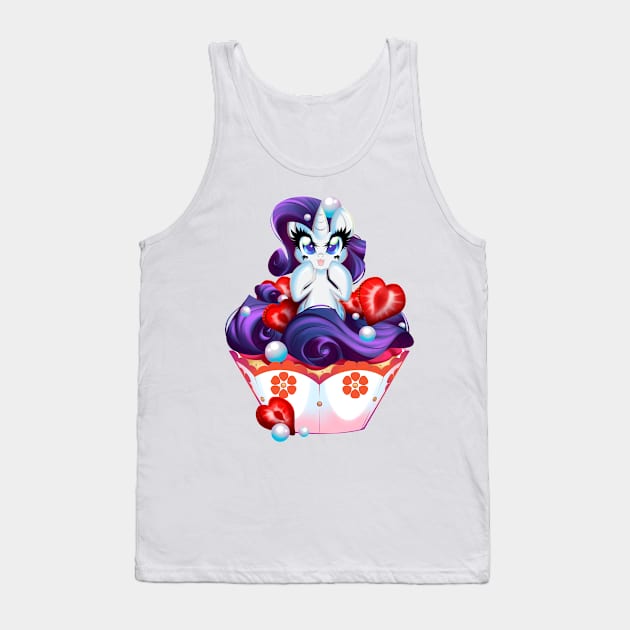 PonyCake Rarity Tank Top by BambooDog